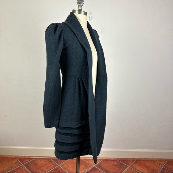 D. Exterior Angora Wool Coat - Picture 2 of 7